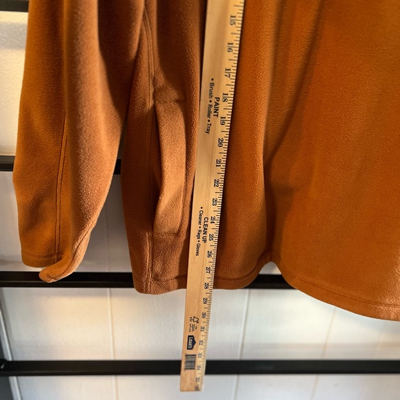 Life Is Good Micro Fleece 1/4 Zip Pullover Classic Fit Men Orange/ Rust M, A22 - Picture 5 of 8